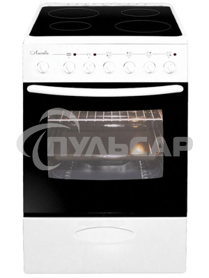 Плита электрическая Лысьва ЭПС 43р1 МС белый пирокерамика