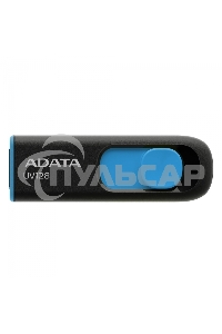 Флешка USB ADATA UV128 (AUV128-128G-RBE), 128Gb, USB 3.0, R/W 100/30, черный/синий