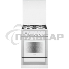 Плита газовая Gefest ПГ 6300-03 0040 белый, конфорок 4 шт, духовка 52 л, 60 см x 85 см x 60 см
