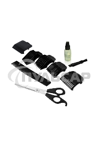 Машинка для стрижки Centek CT-2123 (черный/серебро) 10Вт, стальные лезвия, прорезиненный корпус