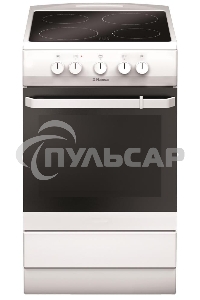 Плита электрическая Hansa FCCW54000 белый, конфорок 4 шт, духовка 68 л, 50 см x 85 см x 60 см