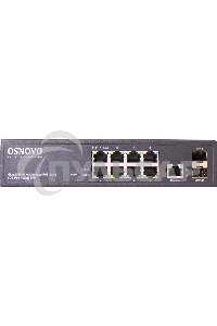 Коммутатор Osnovo SW-80802/L(150W) 8G 2SFP 8PoE+ 150W управляемый