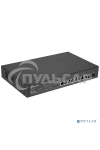 Коммутатор TP-Link JetStream 10-Port Gigabit Smart Switch with 8-Port PoE+, 8× Gigabit PoE+ Ports, 2× Gigabit SFP Slots, 802.3at/af, 150 W PoE Power, 1U 13-inch Rack-mountable Steel CaseIntegration with Omada SDN Controller, 802.1Q VLAN, STP/RSTP/MSTP, IG