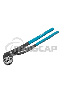 Клещи переставные, кнопочный механизм, обливные рукоятки, 400 мм Gross