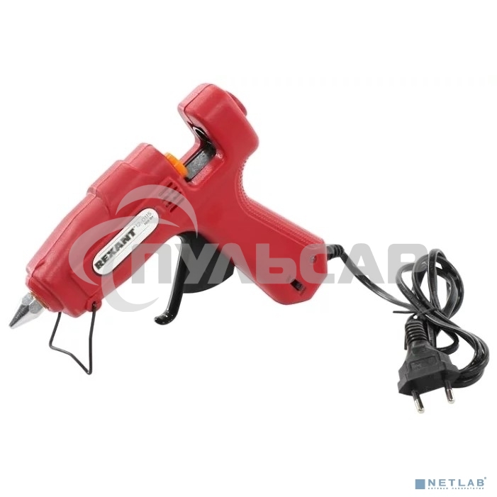 Пистолет клеевой Rexant, 100 Вт, Ø11 мм, с кнопкой, блистер