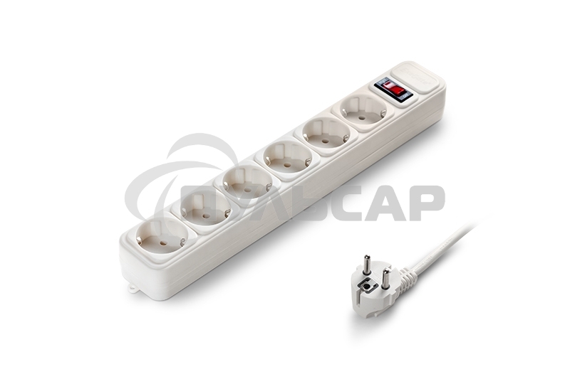 Сетевой фильтр ExeGate EX221229RUS SP-6-5W (6 розеток, 5м, евровилка, белый)