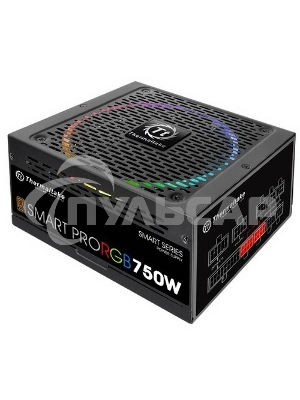 Блок питания Thermaltake Smart Pro RGb (PS-SPR-0750FPCBEU-R), 750Вт, 80 PLUS Bronze, 140мм, модульный, черный