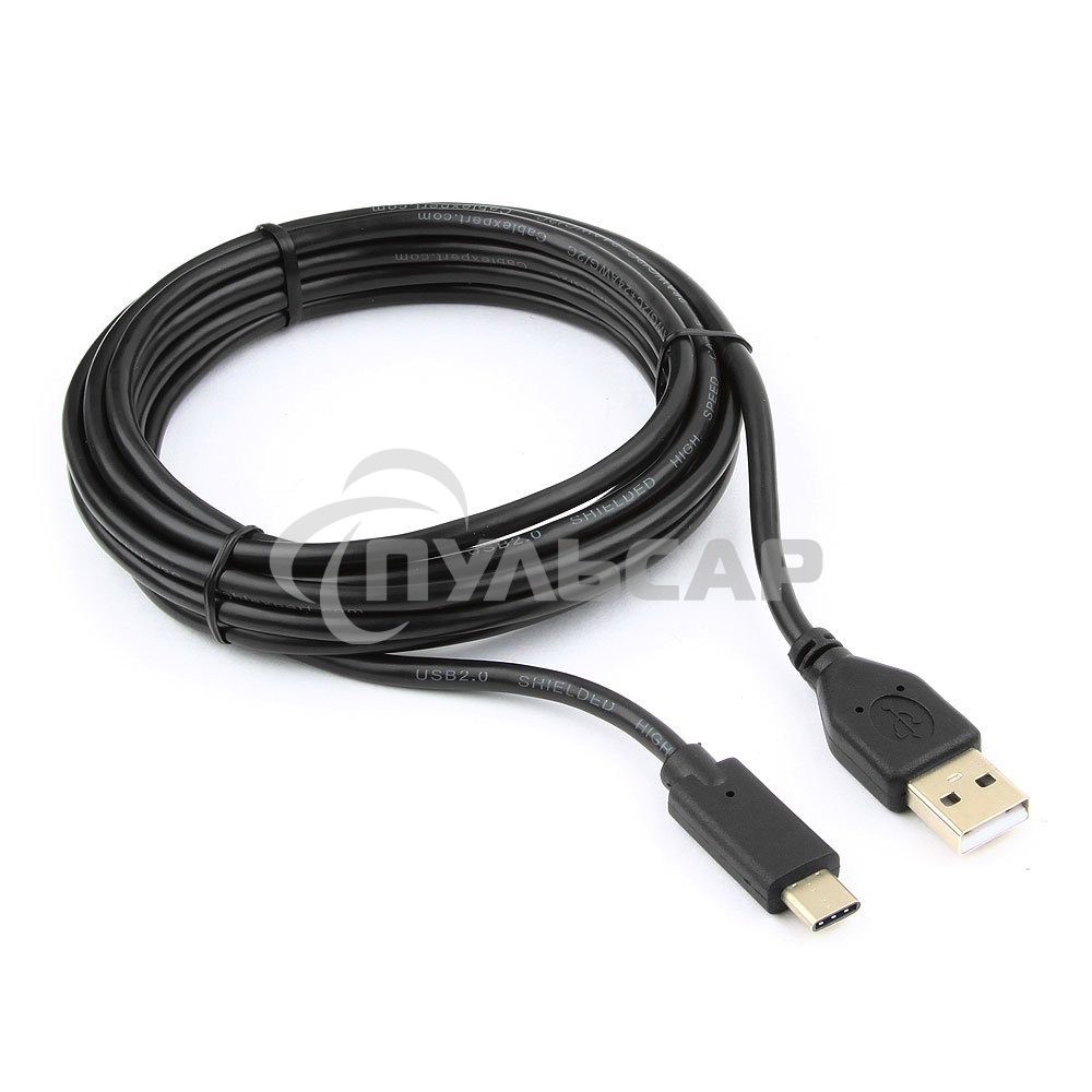 Кабель Cablexpert CCP-USB2-AMCM-10 USB2.0 AM/USB3.1TypeC, 3м, 