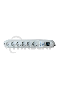 Сетевой фильтр Pilot GL 6 розеток (5 евро + 1 без заземления) 3 м Surge protector Pilot GL 6 outlets (5 euro + 1 without ground) 10A / 2.2kVt, 3m