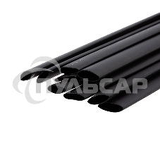 Трубка термоусаживаемая двухстенная клеевая 15.9/7.95мм (уп.10шт) по 1м черный Rexant 26-2106