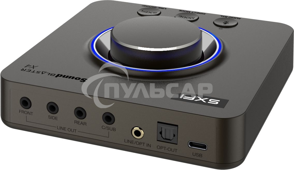 Звуковая карта Creative USB Sound Blaster X 4 WW (SB-Axx1) 7.1 Ret