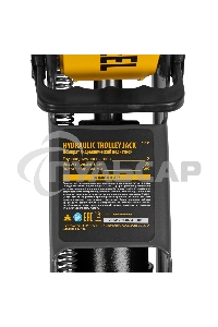 Домкрат гидравлический подкатной Denzel, 2 т, 135-385 мм 51230