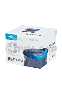 Кулер для процессора DEEPCOOL THETA 31 PWM черный/синий, 92 мм, алюминий/медь, 2400 об/мин, 32.5 дБ, 4 pin, 95 Вт, 60 мм