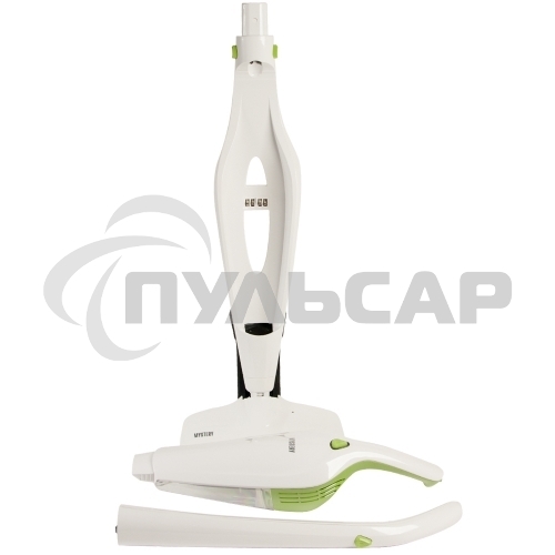 Пылесос вертикальный Mystery MVC-1118 белый/зеленый, питание от аккумулятора, 300 Вт, уборка сухая, пылесборник 0.5 л, работа от АКБ max 30 мин