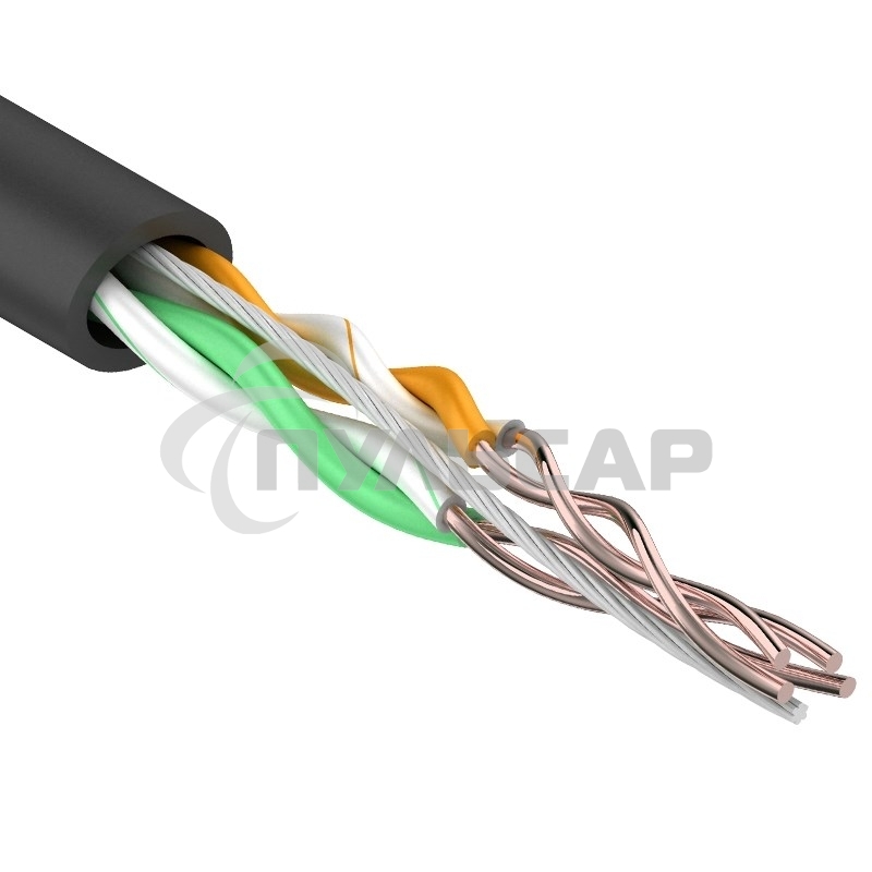 Кабель Rexant (01-0025) Кабель UTP CAT5e 2 пары (305м) 0.51 мм OUTDOOR