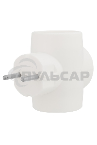 Евротройник электрический без заземления 220 В, 6A Rexant Индивидуальный пакет