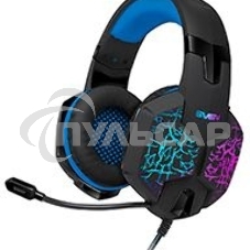 Гарнитура SVEN AP-U980MV, черный-синий (USB, LED, 7.1, 2.2m)