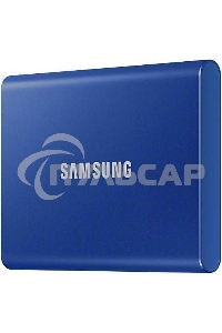 Внешний SSD Samsung T7, 2TB, USB 3.2 Gen 2 Type-C, R/W 1050/1000, синий