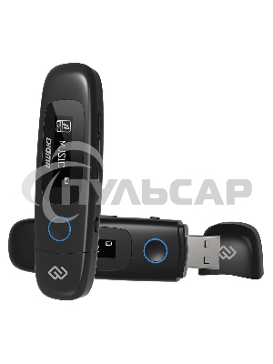 Плеер Flash Digma U4 8Gb черный/0.91