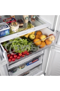 Холодильник Maunfeld MFF1857NFW белый мат. инвертер двухкамерный 336/117л морозилка снизу