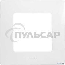 Рамка 1пост, белый  ETIKA