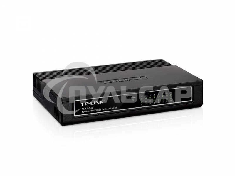 Коммутатор TP-Link SMB TL-SF1016D Коммутатор 16-port 10/100M Desktop Switch, 16 10/100M RJ45 ports, Plastic case
