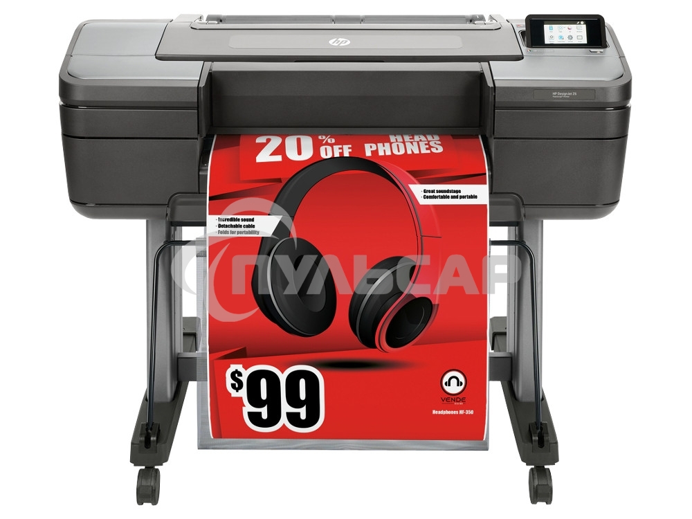 Плоттер струйный HP DesignJet Z6 Postscript (T8W15A), A1, цветной, 24