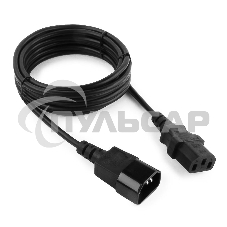 Кабель Кабель питания сист.блок-монитор Gembird 3.0м, черный, с зазем., пакет PC-189-10