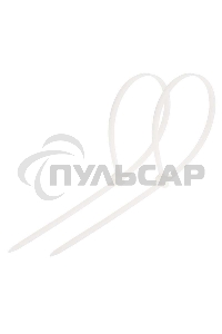 Хомут-стяжка кабельная нейлоновая Rexant 300 x4,8 мм, белая, упаковка 100 шт.