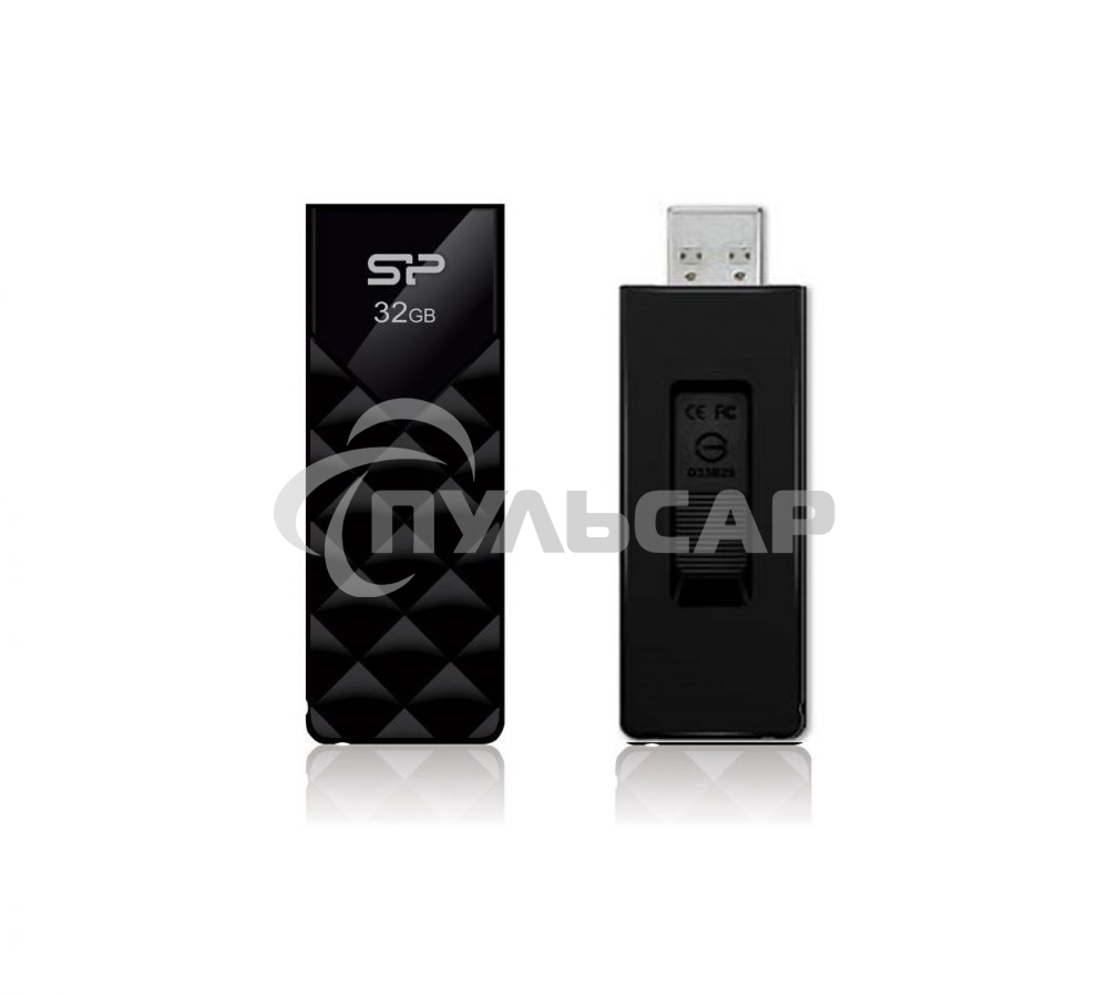 Флешка USB 32 Gb Ultima U03 SP032 Gb,UF2U03V1K USB 2.0 черный