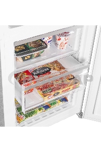 Холодильник Maunfeld MFF185NFW Inverter белый двухкамерный 240/100 л морозилка снизу, No Frost