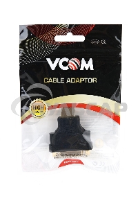 Переходник HDMI/DVI-D 19M/25F VCOM позолоченные контакты, VAD7819