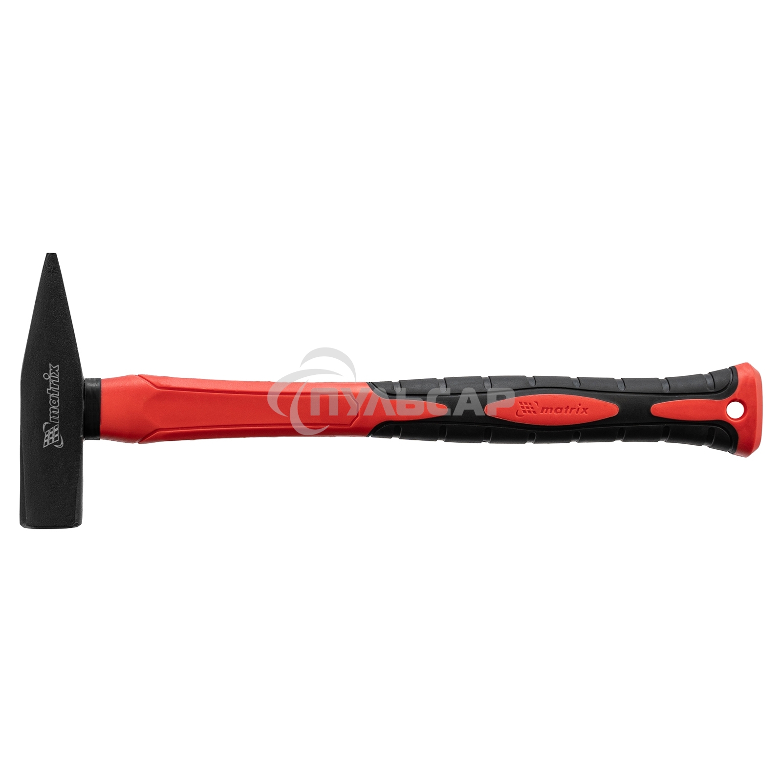 Молоток Matrix слесарный''optimal'', 500 г, фибергласовая обрезиненная рукоятка, квадратный боек