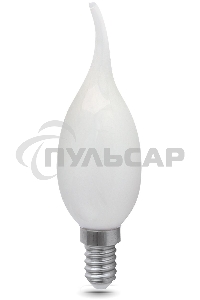 Лампа светодиодная Gauss Filament Свеча на ветру E14 5Вт 2700К OPAL