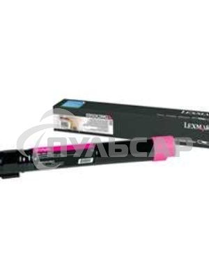 Картридж лазерный Lexmark розовый для X950, X952, X954
