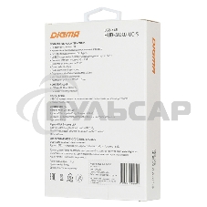 Разветвитель USB-C Digma HUB-4U3.0-UC-S 4порт. серебристый Разветвитель USB-C Digma HUB-4U3.0-UC-S 4порт. серебристый