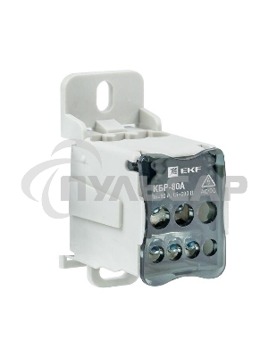 Блок распределительный КРОСС крепеж на панель и DIN КБР-80А EKF plc-kbr80