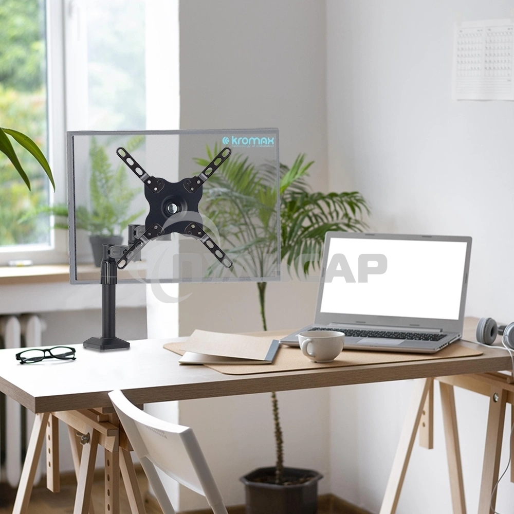 Удлинитель для кронштейнов Kromax ADAPTER-200, черный, 80 шт/уп, Адап. стал. унив. для TV, max VESA 200x200 мм., max вес 20 кг.