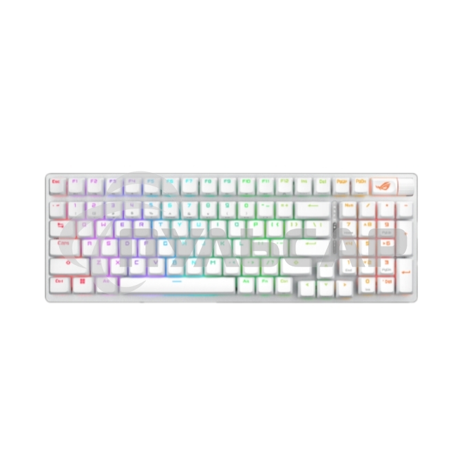 Клавиатура проводная ASUS X901 SCOPE II 96 WL/WHT/NXSW/RU/PBT
