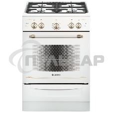 Плита газовая Gefest ПГ 6100-02 0185 белый, конфорок 4 шт, духовка 52 л, 60 см x 85 см x 60 см