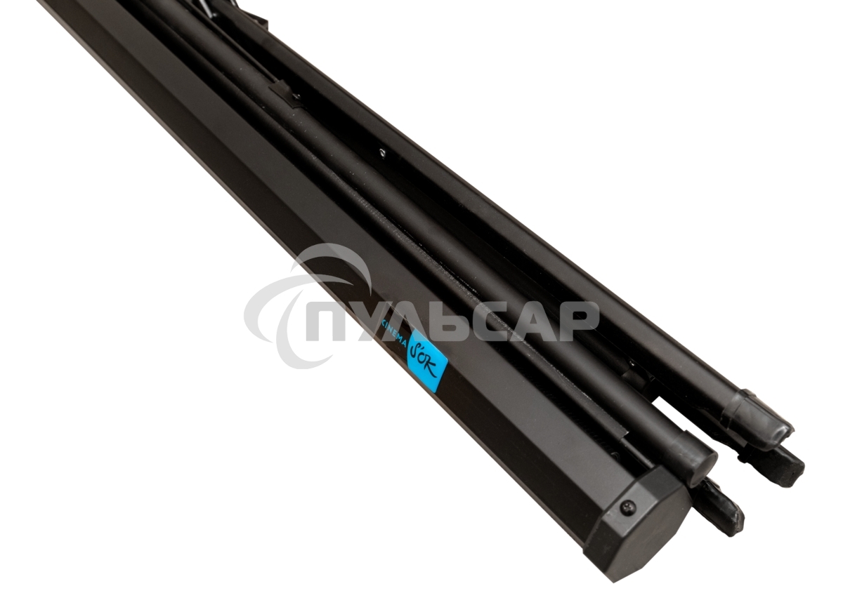 Экран 150x150см TriScreen 1:1 напольный рулонный белый84' Matt White (MW), черный корпус