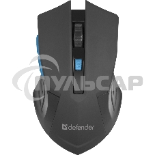 Мышь беспроводная Defender Accura MM-275 синий, 1600 dpi, радиоканал, USB, кнопки - 6