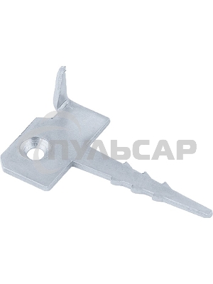 Крепление террасной доски КЛЮЧ, 2мм, 60мм х 30мм, цинк, Россия Сибртех