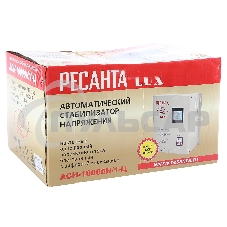 Стабилизатор напряжения Ресанта АСН-10000Н/1-Ц электронный однофазный серый