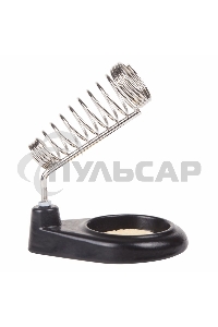 Подставка под паяльник Rexant, чугун, ниша круглая, губка