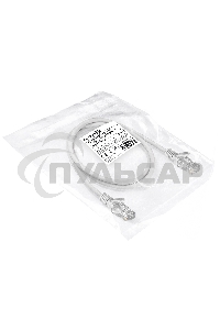 Патч-корд ExeGate EX286381RUS UTP-RJ45-RJ45-5e-1M-LSZH-GY, UTP, cat.5e, LSZH, 1м, серый