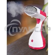 Отпариватель ручной Hyundai H-HS02123 1650Вт белый/вишневый