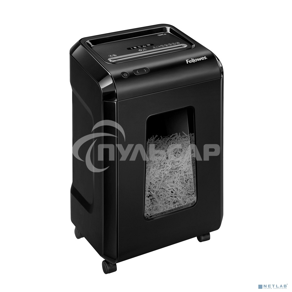 Шредер Fellowes Powershred 92Cs FS-1719301 P-4, 4х38мм, 18лст., 25лтр., уничтожает: скобы, карты, скрепки, CD