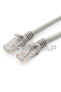 Патч-корд UTP Cablexpert кат.5e, 3м, литой, многожильный (серый)