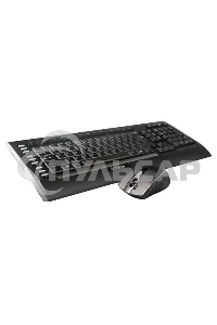 Комплект клавиатура + мышь A4TECH W 9300F USB черный, 2.4G наноприемник